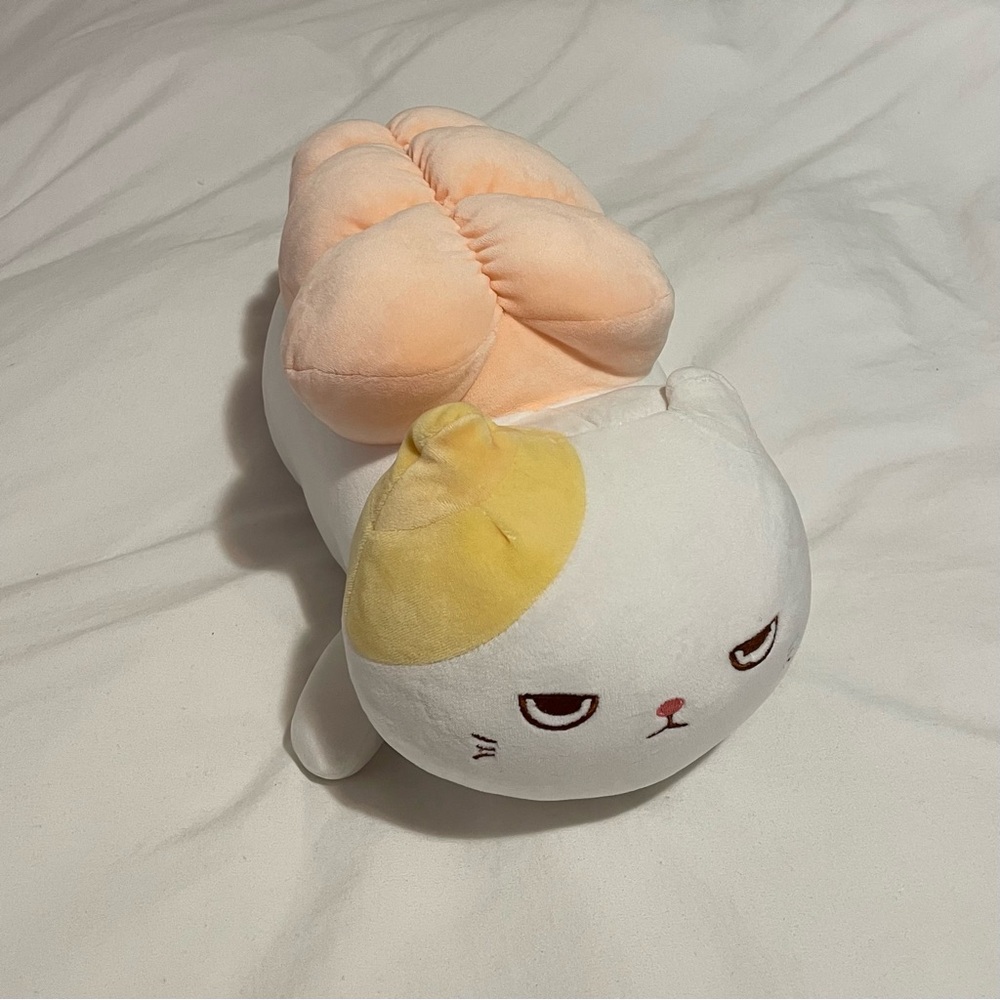 Stuffed Animal Shrimp Sushi Angry Cat Plush Toy | Miniso